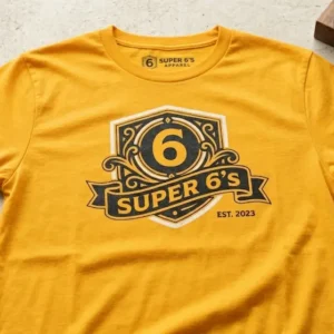 Super 6’s Official Logo T-Shirt - Victory Gold